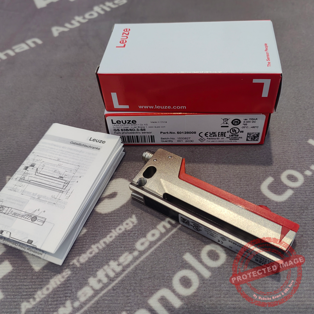 IMG_20251028_124752 Leuze GS 63B/6D.3-S8 Forked Photoelectric Sensor (Part No. 50128008) - Image 1
