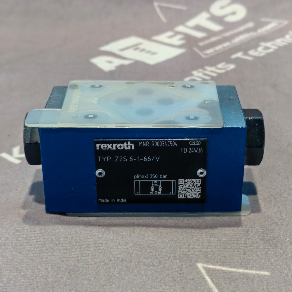 IMG_20251103_212144 Rexroth Z2S6-1-6X/V Check Valve Sandwich Plate (Part No. R900347504) - Imagen 1