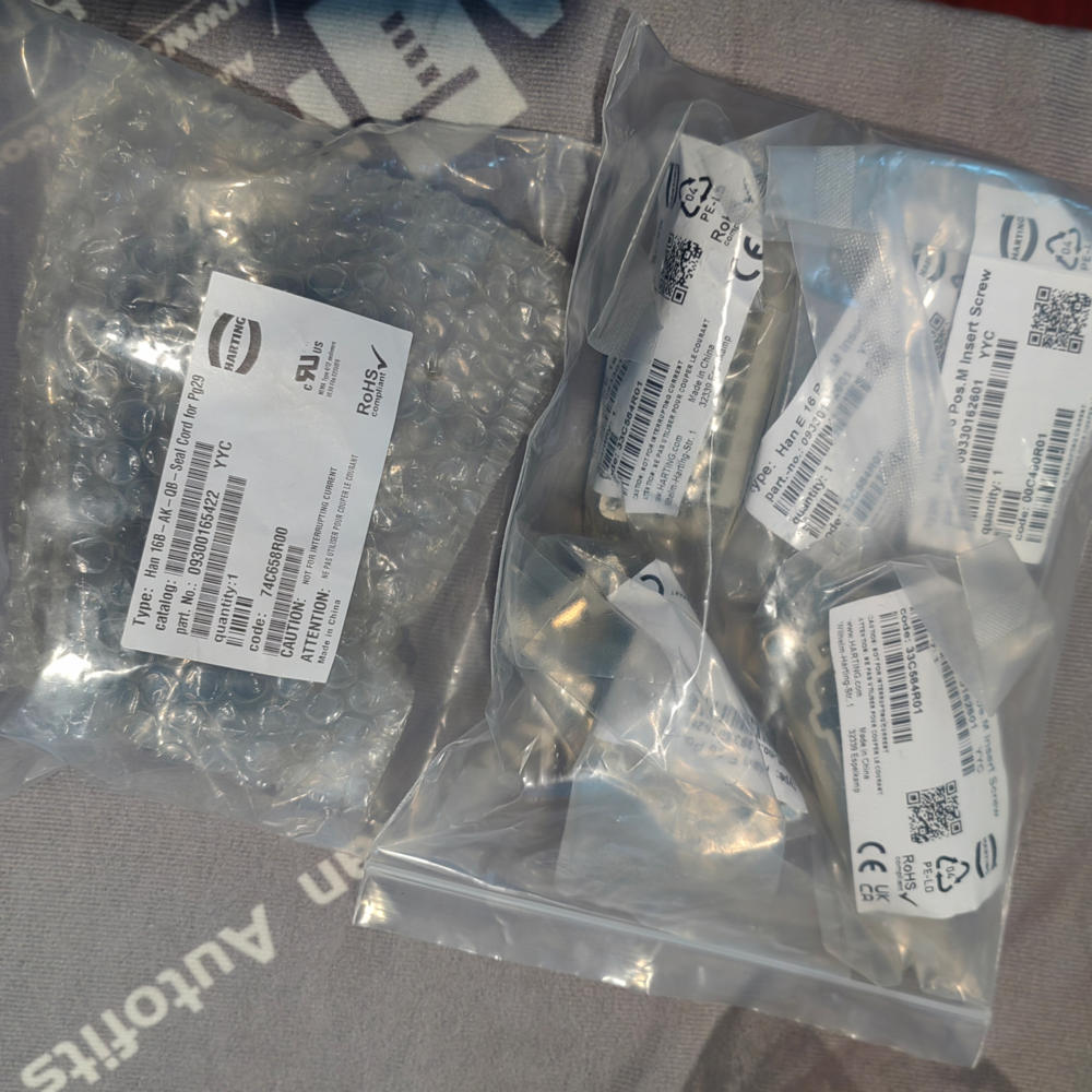 IMG_20251110_203309 Harting 09300165422 Han B Protect Cover Die Cast Heavy Duty Power Connector - Imagen 1