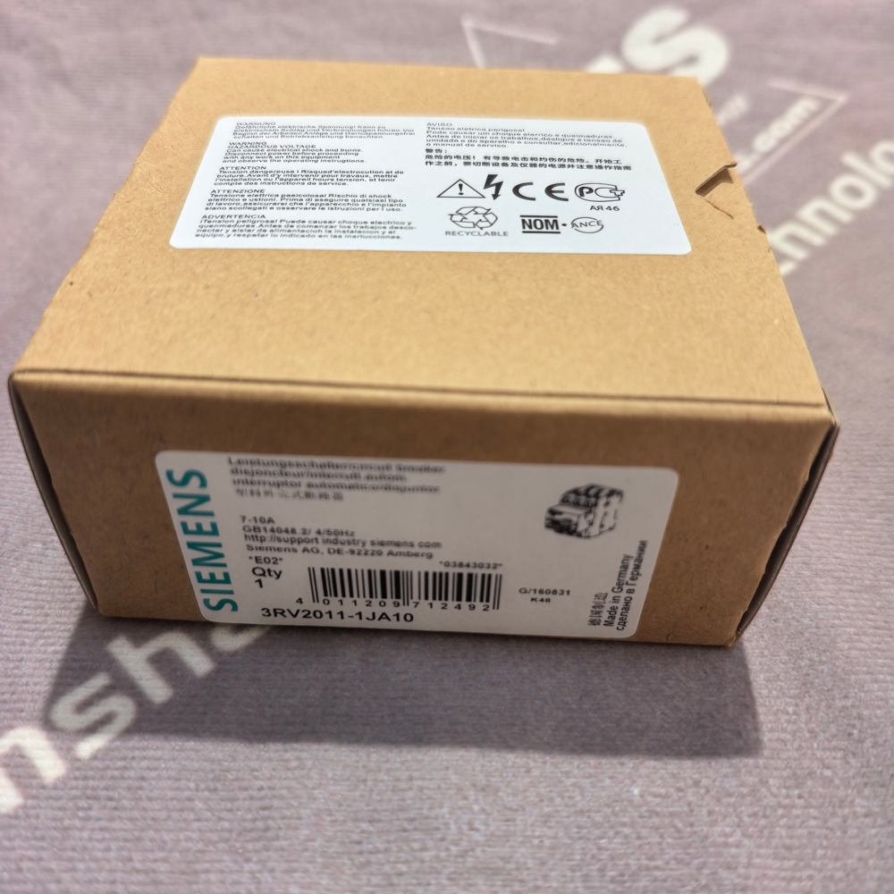 Siemens 3RV2011-1JA10 Motor Protection Circuit Breaker Overload Protection Siemens 3RV2011-1JA10 Motor Protection Circuit Breaker Overload Protection