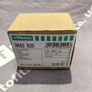 Siemens 3NA3 820 FUSE 50A 500V NH000 3NA3820