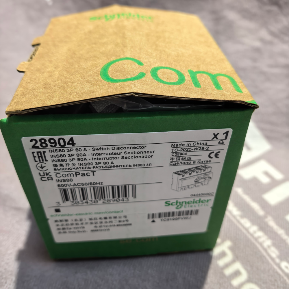 New Original Schneider 28904 non-automatic switch-disconnector New Original Schneider 28904 non-automatic switch-disconnector