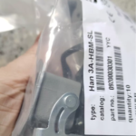 New Original Harting 09200030301 Han A Size 3A Single Lever Bulkhead Base Housing - Image 4