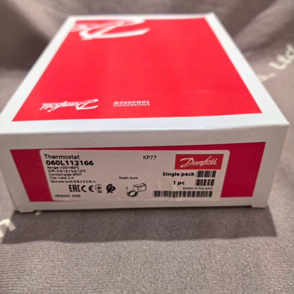 New Original Danfoss 060L112166 KP77 Mechanical Capillary Temperature Switch New Original Danfoss 060L112166 KP77 Mechanical Capillary Temperature Switch