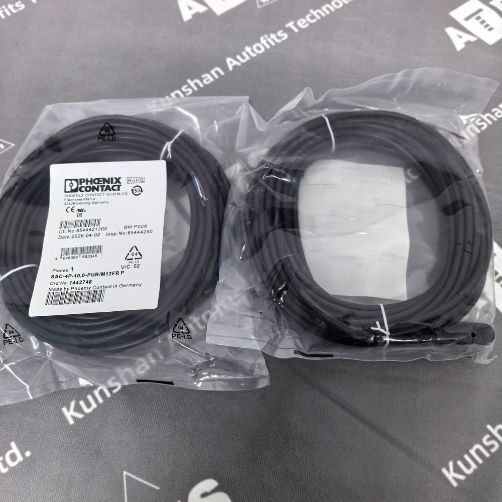 New Original Phoenix Contact 1442748 SAC-4P-10,0-PUR。M12FR P M12 Sensor Actuator Cable New Original Phoenix Contact 1442748 SAC-4P-10,0-PUR。M12FR P M12 Sensor Actuator Cable