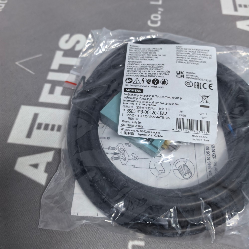 New Original Siemens 3SE5413-0CC20-1EA2 3SE5 IP67 1NO1NC Safety Position Limit Switch New Original Siemens 3SE5413-0CC20-1EA2 3SE5 IP67 1NO1NC Safety Position Limit Switch