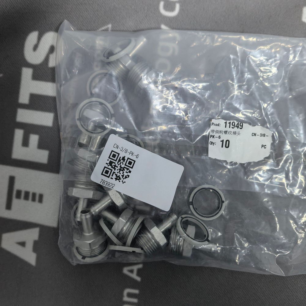 New Original FESTO 11949 CN‑3/8‑PK‑6 Barbed Threaded Pneumatic Fitting New Original FESTO 11949 CN‑3/8‑PK‑6 Barbed Threaded Pneumatic Fitting