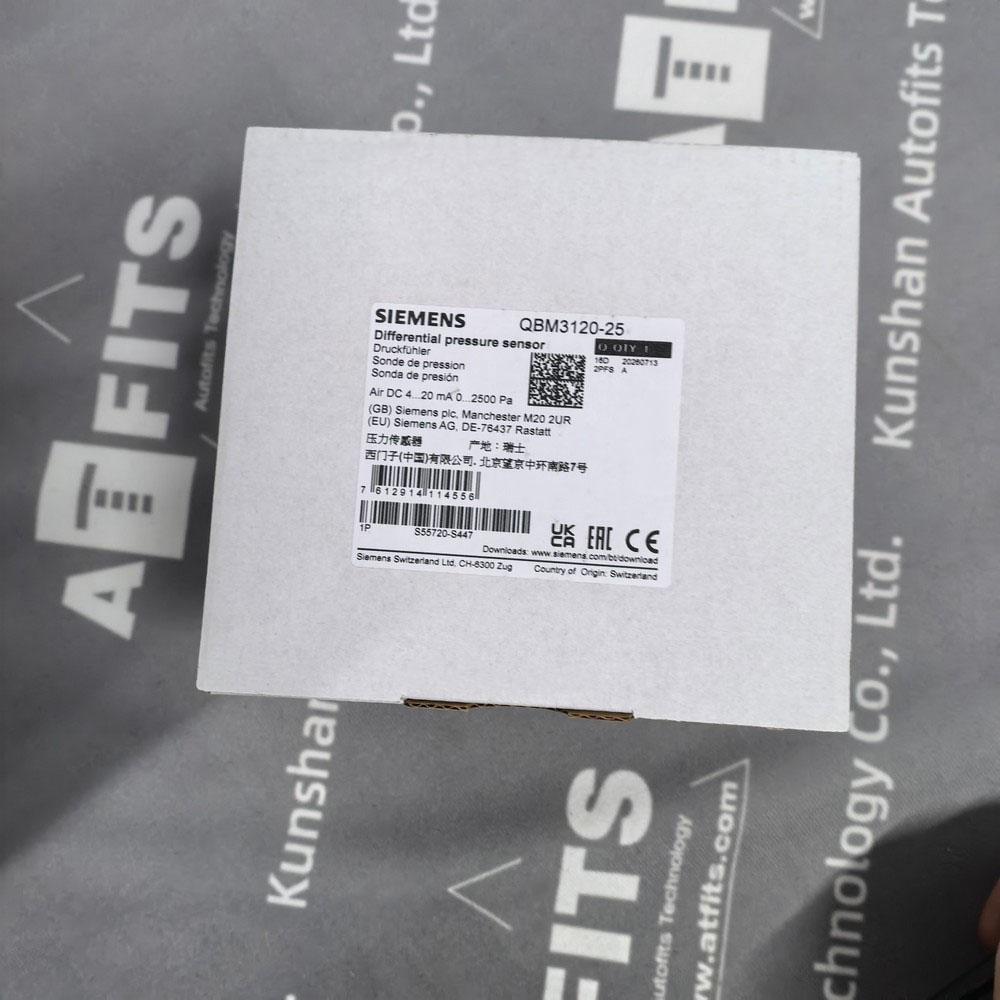 Siemens QBM3120‑25 Differential Pressure Sensor Siemens QBM3120‑25 Differential Pressure Sensor