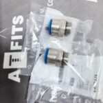 New Original FESTO 8040613 QS‑G3/4‑22 Push‑in Pneumatic Fitting - Imagen 2