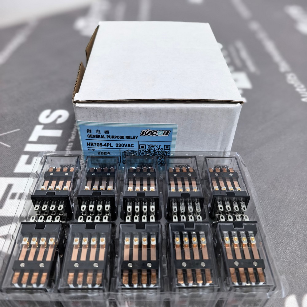 New Original KACON KT20260311 HR705‑4PL 220VAC General Purpose Electromagnetic Relay New Original KACON KT20260311 HR705‑4PL 220VAC General Purpose Electromagnetic Relay