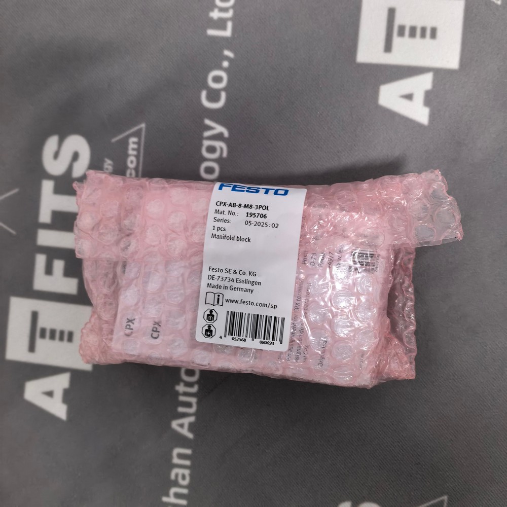 New Original FESTO 195706 CPX‑AB‑8‑M8‑3POL Manifold Block New Original FESTO 195706 CPX‑AB‑8‑M8‑3POL Manifold Block