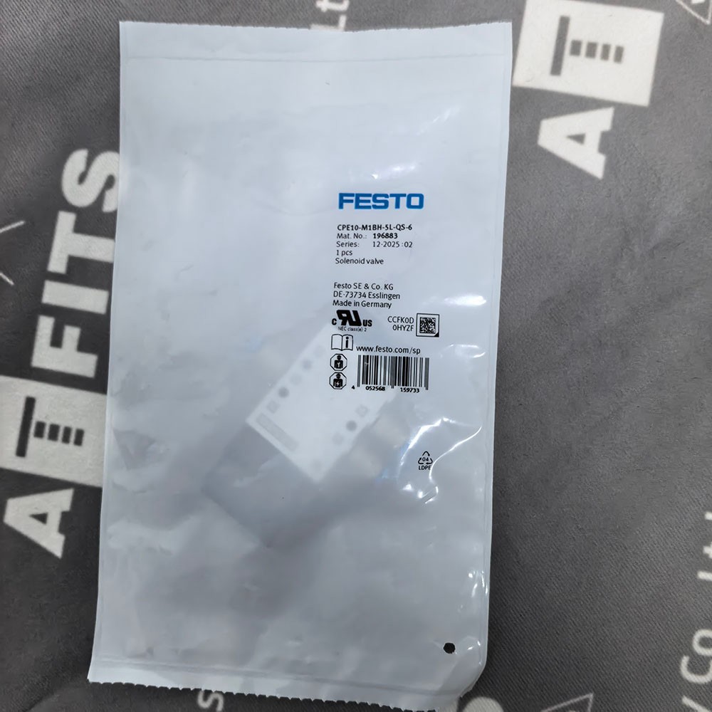 New Original FESTO 196883 CPE10‑M1BH‑5L‑QS‑6 Pneumatic Solenoid Valve New Original FESTO 196883 CPE10‑M1BH‑5L‑QS‑6 Pneumatic Solenoid Valve
